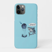 Coques Case-Mate iPhone Funny shark diver lunch time :nice bubbles bro (Dos)