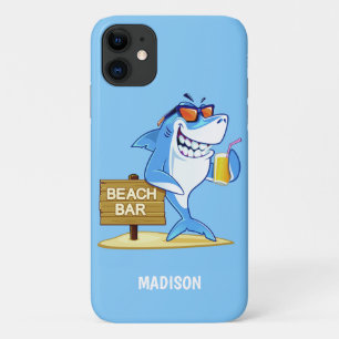 Case-Mate iPhone Case Funny Shark dossiers de téléphone de nom personnal