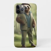 Coques Case-Mate iPhone Funny Sloth Golf Player, (Dos)