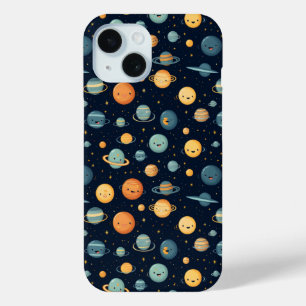 Coque Pour iPhone 15 Funny Space Motif