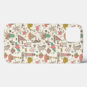 Coques Case-Mate iPhone Funny Summer Pattern With Ships (Verso (horizontal))