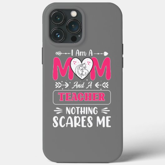 Coques Case-Mate iPhone Funny Teacher Maman, Teacher Maman Funny (Verso)