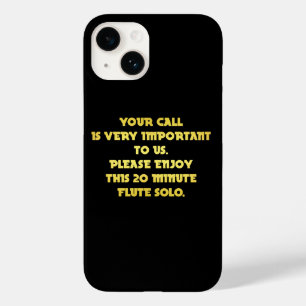 Coque Pour iPhone 14 Funny Téléphone Service Clientèle Plaisanterie