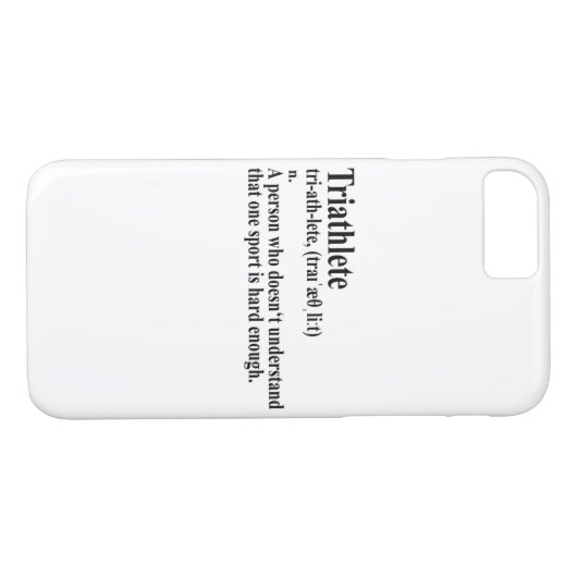 Coques Case-Mate iPhone Funny Triathlon Définition - iPhone Case (Dos (Horizontal))