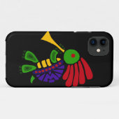 Coques Case-Mate iPhone Funny Turtle Dancing Kokopelli (Dos (Horizontal))