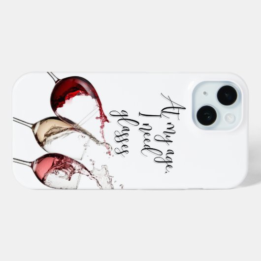 Coques Case-Mate iPhone Funny Wine Lover Phone Case (Verso (horizontal))