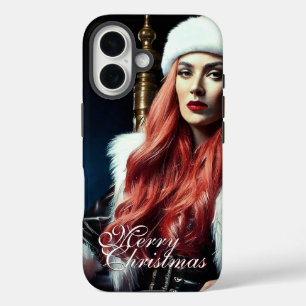 Coques iPhone 16 Fur & Leather Diva – Joyeux Noël