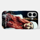Coques Case-Mate iPhone Fur & Leather Diva – Joyeux Noël (Verso (horizontal))