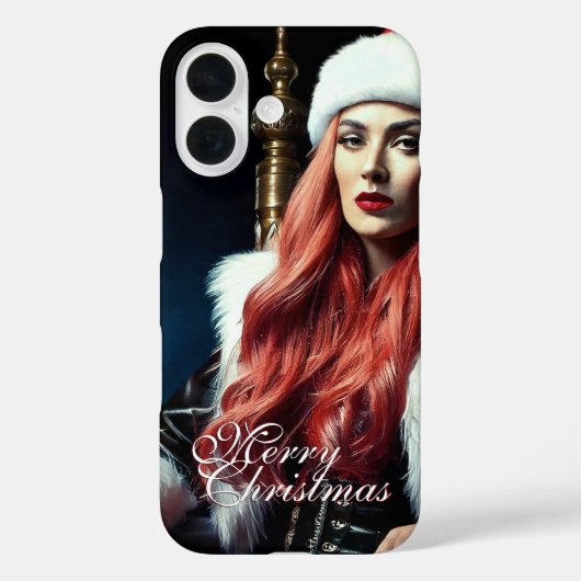 Coques Case-Mate iPhone Fur & Leather Diva – Joyeux Noël (Verso)