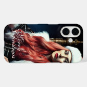 Coques Case-Mate iPhone Fur & Leather Diva – Joyeux Noël (Verso (horizontal))