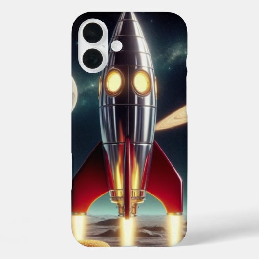 Coques Case-Mate iPhone Fusée spatiale (Verso)