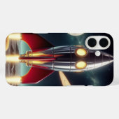 Coques Case-Mate iPhone Fusée spatiale (Verso (horizontal))