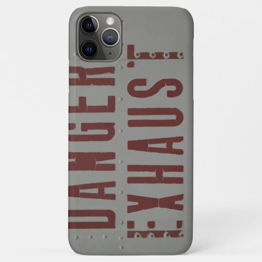 Coques Case-Mate iPhone fuselage d'avions de chasse (Danger Exhaust) (Dos)