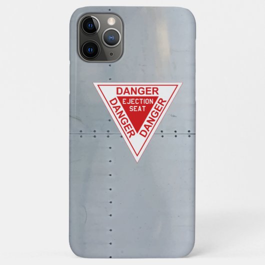 Coques Case-Mate iPhone fuselage de l'aéronef (siège éjectable de danger) (Dos)