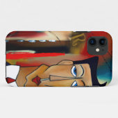 Coques Case-Mate iPhone fusion-art abstrait (Dos (Horizontal))