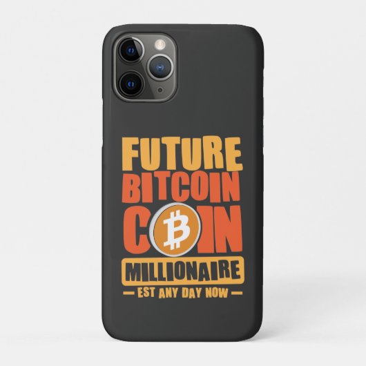 Coques Case-Mate iPhone Futur BITCOIN Coin Millionaire, Est N'Importe Quel (Dos)