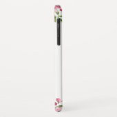 Coques Case-Mate iPhone Futur Mme Pink Floral Chic Script Bride Cadeau (Dos/Gauche)