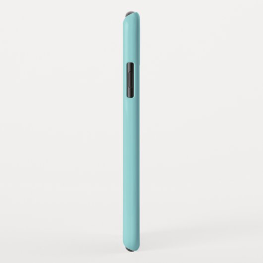 Coques Case-Mate iPhone Futur Mme Sea Shell Blue Chic Script Bride (Dos/Droite)