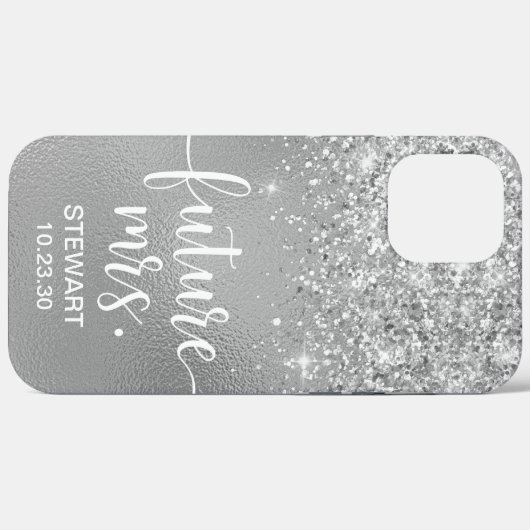 Coques Case-Mate iPhone Futur Mme Silver Parties scintillant Coque-coque i (Verso (horizontal))