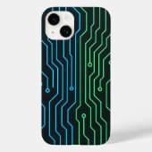 Coques Case-Mate iPhone Futuristic Neon Circuit Phone Case (Verso)