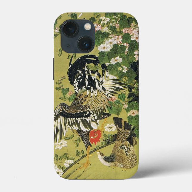 Coques Case-Mate iPhone Fuyo Soukeizu Peinture d'Ito Jakuchu (Verso)