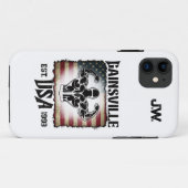 Coques Case-Mate iPhone Gainsville USA Double Biceps Pose Bodybuilder (Dos (Horizontal))