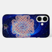 Coques Case-Mate iPhone Galactic celtic love knot (Verso (horizontal))