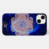 Coques Case-Mate iPhone Galactic celtic love knot (Verso (horizontal))