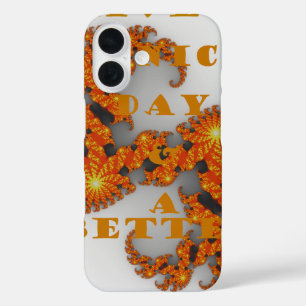 Coques iPhone 16 Galactique céleste ont une belle journée et une me