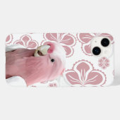 Coques Case-Mate iPhone Galah rose Cockatoo rose Floral (Verso (horizontal))