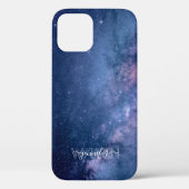 Coques Case-Mate iPhone Galaxie bleu violet (Verso)