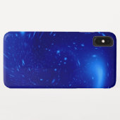 Coques Case-Mate iPhone Galaxie bleue (Dos (Horizontal))