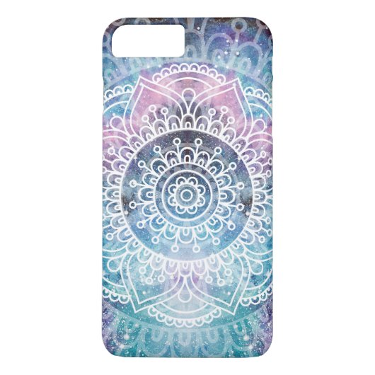 Coques Case-Mate iPhone Galaxie d'aquarelle du motif | de mandala (Dos)
