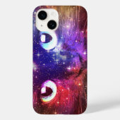 Coques Case-Mate iPhone Galaxie de chat Burst de couleur (Verso)