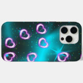 Coques Case-Mate iPhone Galaxie de coeur (Verso (horizontal))