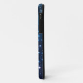 Coques Case-Mate iPhone Galaxie des étoiles dans Monogramme spatial (Dos/Gauche)