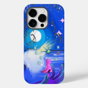 Coque Pour iPhone 14 Pro Galaxie d'été de Mikitiez aquarius