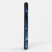 Coques Case-Mate iPhone Galaxie d'étoiles dans l'espace Monogramme  (Dos/Droite)