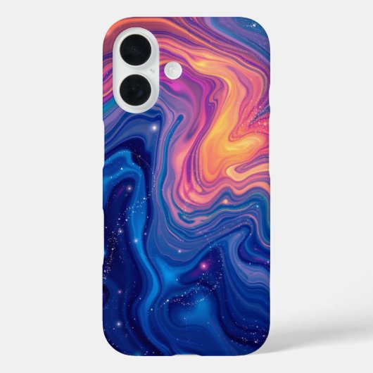 Coques Case-Mate iPhone Galaxie Liquide : Un Abstrait qui métissent (Verso)