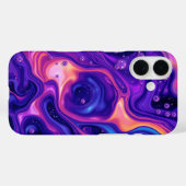 Coques Case-Mate iPhone Galaxie Liquide : Un Abstrait qui métissent (Verso (horizontal))