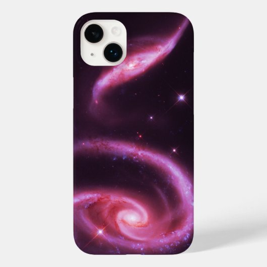 Coques Case-Mate iPhone Galaxies roses (Verso)
