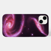 Coques Case-Mate iPhone Galaxies roses (Verso (horizontal))