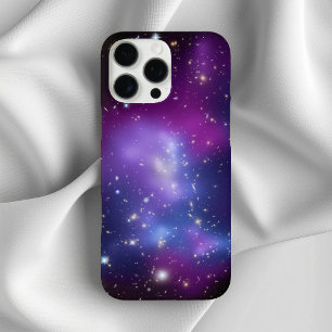 iPhone 16 Pro Max Case Galaxies violettes Photo spatiale