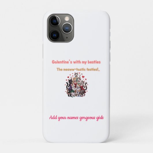 Coques Case-Mate iPhone Galentine's with my besties (Dos)