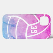 Coques Case-Mate iPhone galerie de volley-ball minimale (Verso (horizontal))