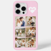 Coques Case-Mate iPhone Galerie Monogrammée de 8 Photos Personnalisées (Verso)