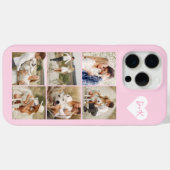 Coques Case-Mate iPhone Galerie Monogrammée de 8 Photos Personnalisées (Verso (horizontal))