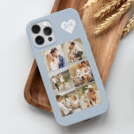 Coque iPhone 15 Pro Max Galerie Monogrammée de 8 Photos Personnalisées<br><div class="desc">Personnalisez ce design avec 8 de vos photos préférées,  un monogramme,  un mot ou une date préférés pour un design unique et spécial.</div>