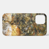 Coques Case-Mate iPhone Galets Brown et gris naturel Abstrait (Verso (horizontal))