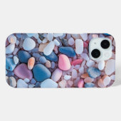 Coques Case-Mate iPhone Galets pastel de plage Couleur esthétique (Verso (horizontal))
